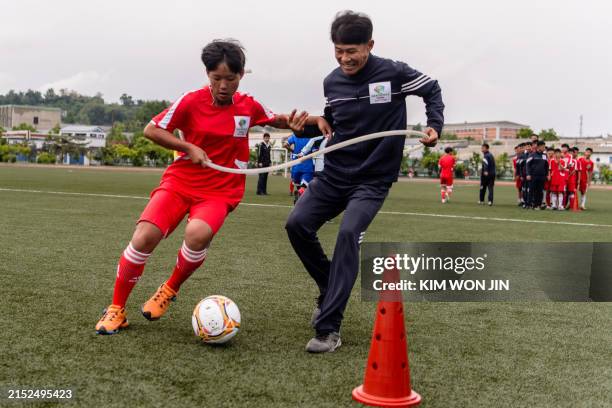 Pyongyang Football 48 Pyongyang International Football School Stock Photos, High-Res ...