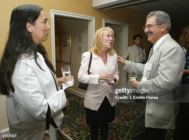 Laurie Ochoa, editor in chief of LA Weekly , Mary Grady, Public Information Director of Los Angeles Police Department and Gerardo Lopez, Editor of La...