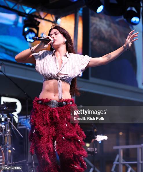 Kassi Core Kassi Ashton at the ACM Country Kickoff as part of the 59th Academy ...