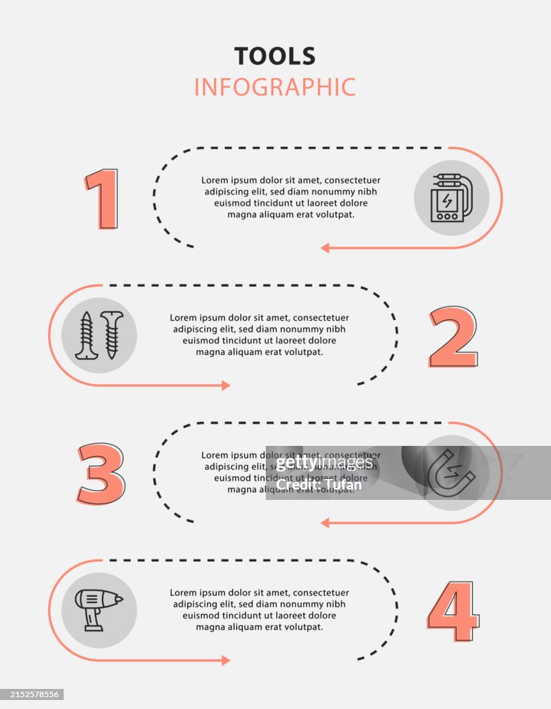 Tools Infographic Template High-Res Vector Graphic - Getty Images