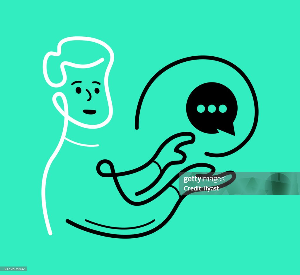 Continuous Editable Line Character with Comments Icon