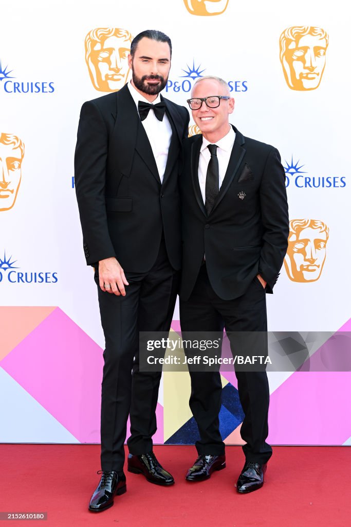 Judge Rinder And Rylan Clarke Rylan Clark and Robert Rinder attend the 2024 BAFTA Television Awards ...