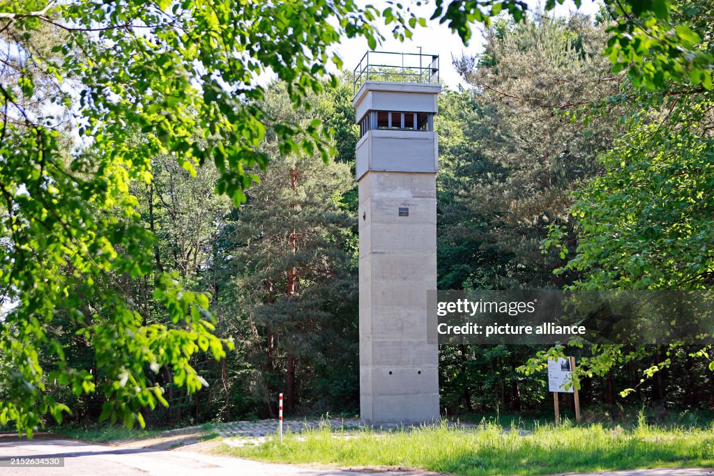 Border Control Tower A former observation tower of the GDR border troops stands near... News ...