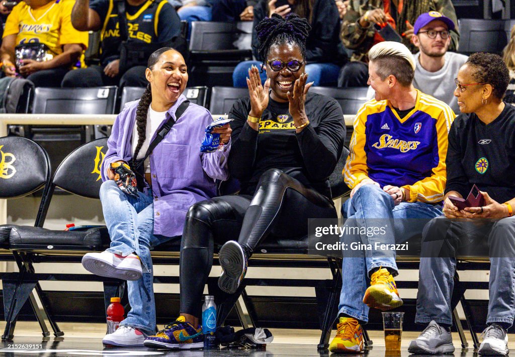 LA Sparks vs Atlanta in Long Beach, CA.
