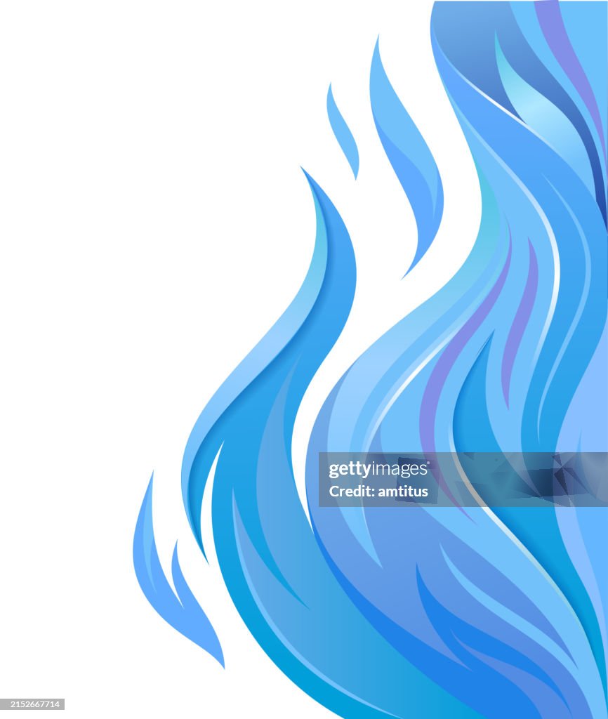 Blue Fire High-Res Vector Graphic - Getty Images