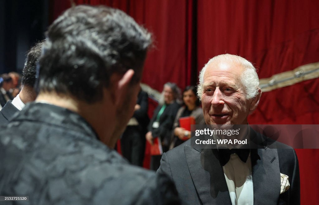 The King Attends A Special Gala Performance at The Royal Opera House