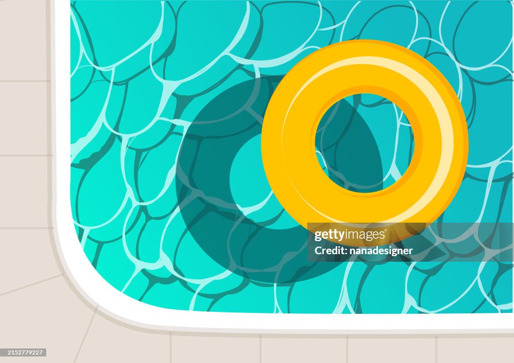 Lifesaver in the swimmingpool