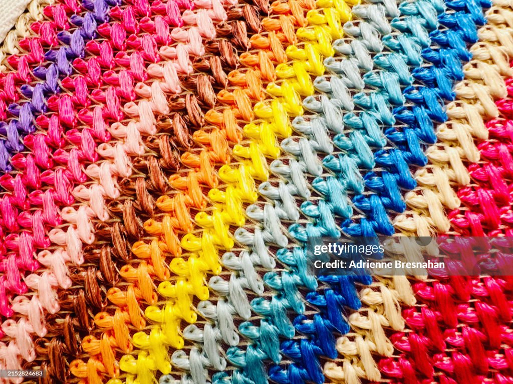 Rainbow of Woven Stripes