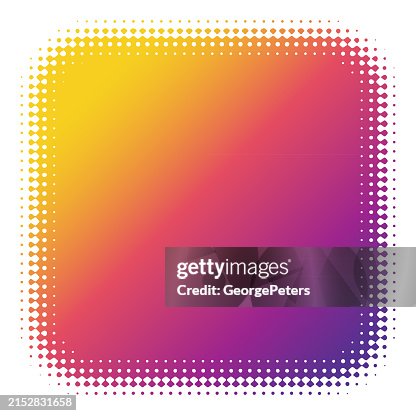Square Halftone Frameborder High-Res Vector Graphic - Getty Images
