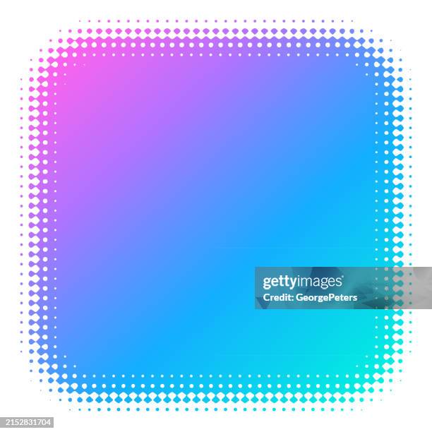 Square Halftone Frameborder High-Res Vector Graphic - Getty Images