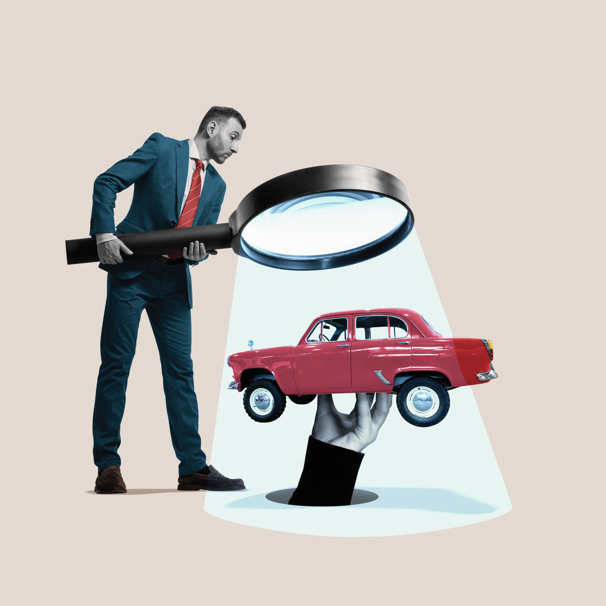 vintage car inspection
