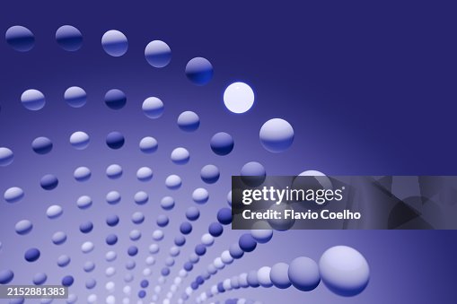 Spheres pattern 3D render Spheres pattern 3D render