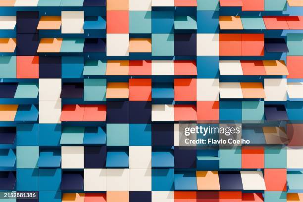 tilting panels facade abstract background - quadrado-formato-bidimensional - fotografias e filmes do acervo