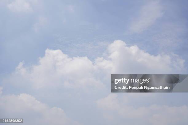 blue sky with cloud background nature - altostratus stock-fotos und bilder