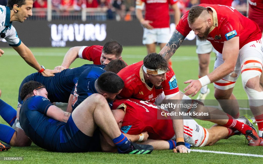 Scotland , United Kingdom 17 May 2024; Gavin Coombes of Munster Scotland , United Kingdom 17 May 2024; Gavin Coombes of Munster