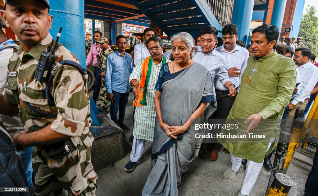 Union Finance Minister Nirmala Sitharaman Campaigns For BJP Candidate From East Delhi Lok Sabha Seat Harsh Malhotra