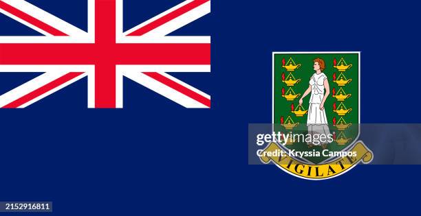 flag of british virgin islands - british virgin islands stock pictures, royalty-free photos & images