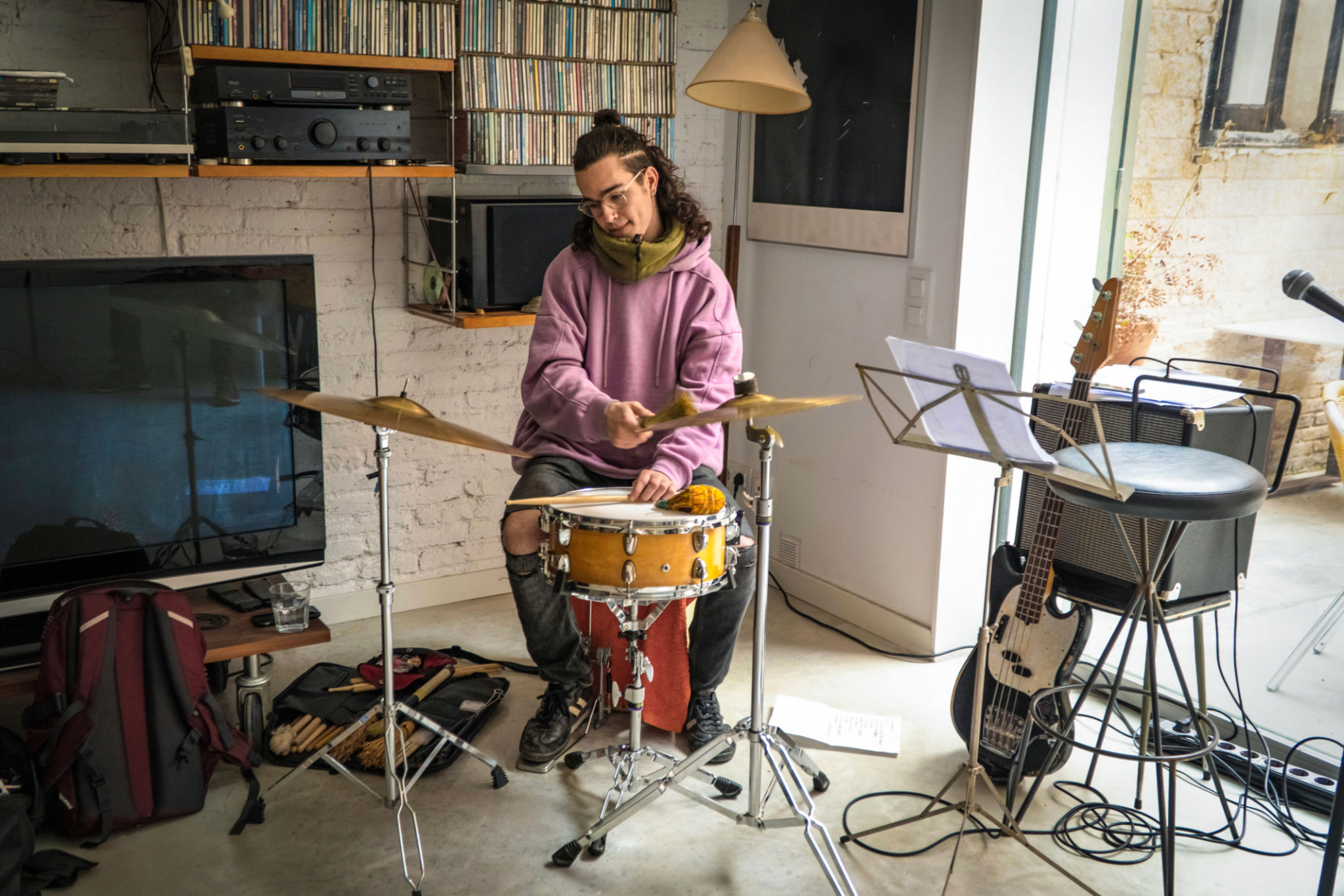 drummer practicing