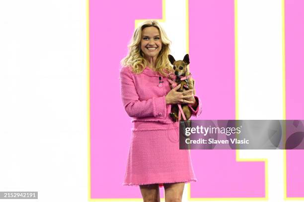 Reese Witherspoon attends as Amazon debuts Inaugural Upfront Presentation at Pier 36 on May 14, 2024 in New York City.