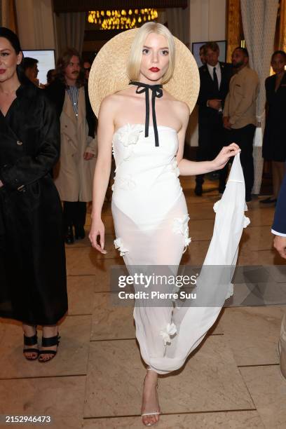 Anya Taylor-Joy is seen at Le Majestic Hotel during the 77th Cannes Film Festival on May 14, 2024 in Cannes, France.