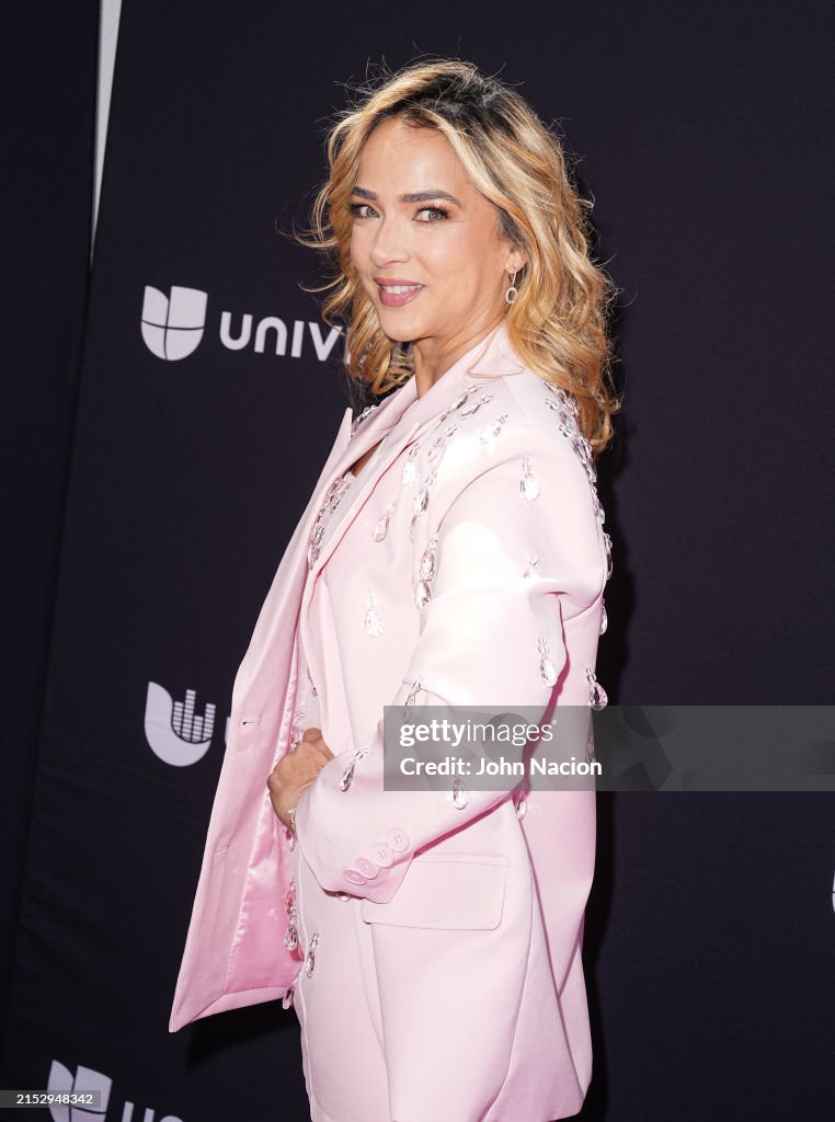 Adamari López attends the 2024 TelevisaUnivision Upfront at HK Hall... News Photo Getty Images