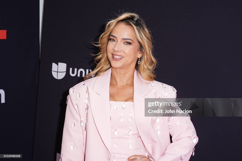 Adamari López attends the 2024 TelevisaUnivision Upfront at HK Hall... News Photo Getty Images