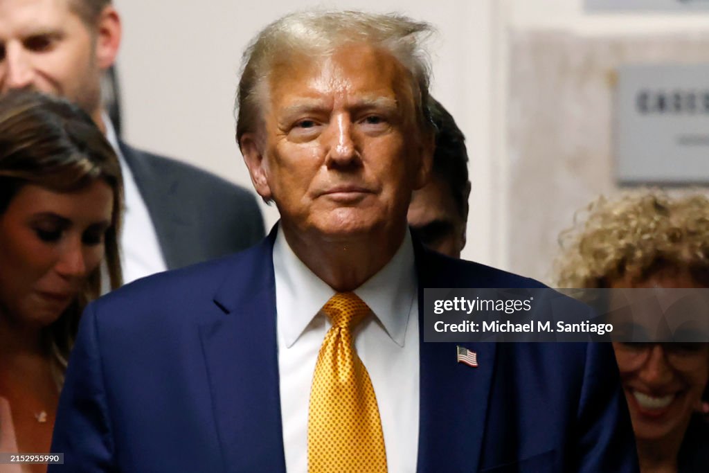 Former President Donald Trump's Hush Money Trial Continues In New York