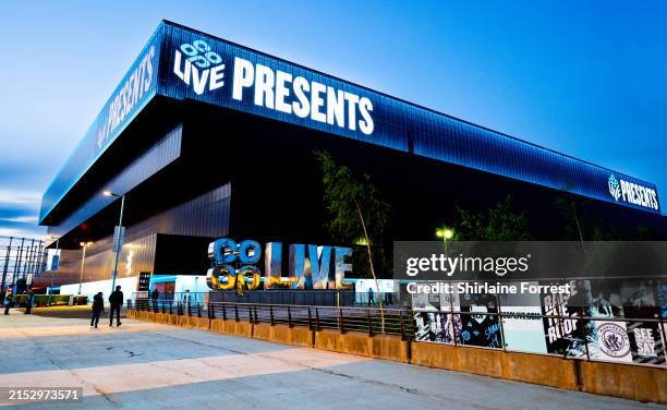 General view of the Co-op Live arena as Elbow performs the inaugural live show at Co-op Live on May 14, 2024 in Manchester, England.