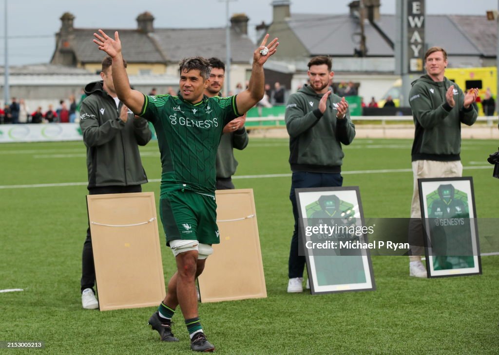 Beau Butler Rugby Galway , Ireland - 18 May 2024; Jarrad Butler of Connacht after the ...