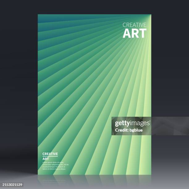 Brochure Template Layout Green Cover Design Business Annual Report ...