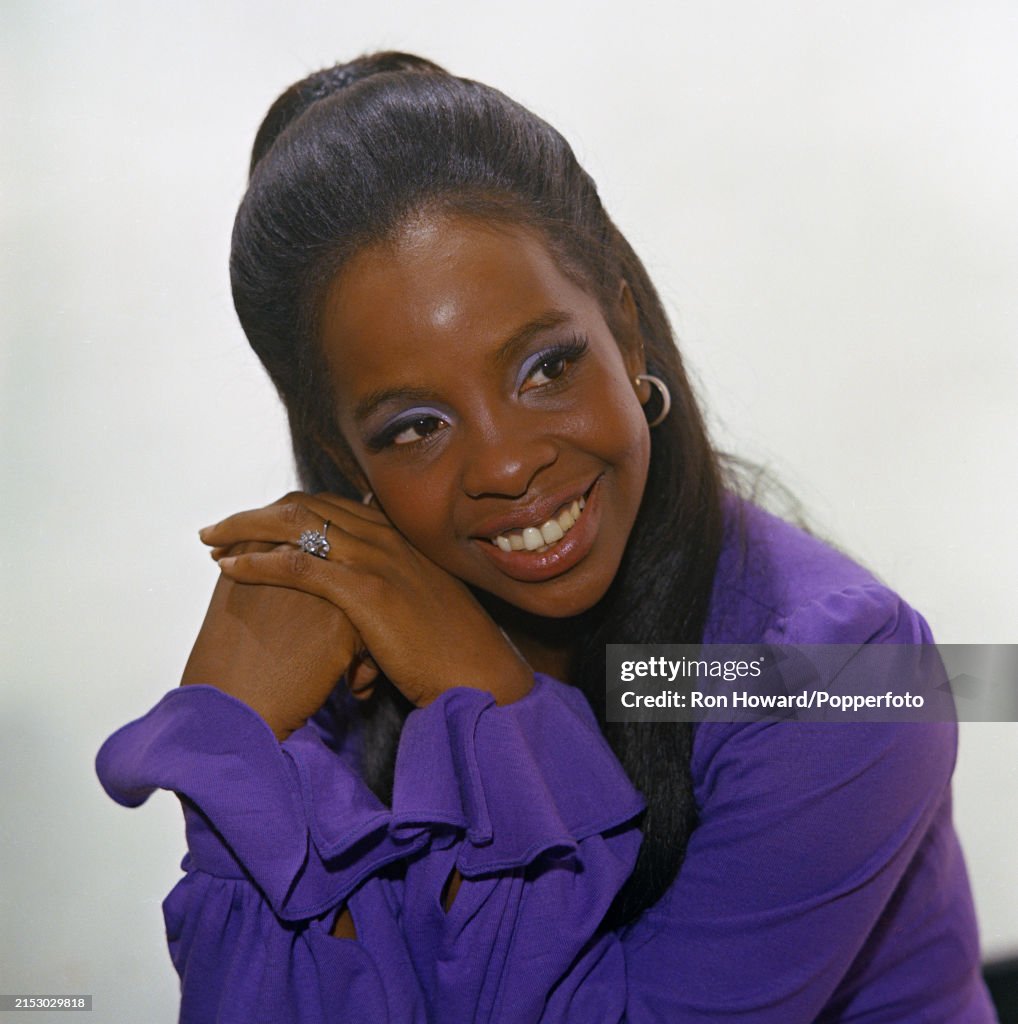 American singer Gladys Knight of vocal group Gladys Knight & the Pips ...