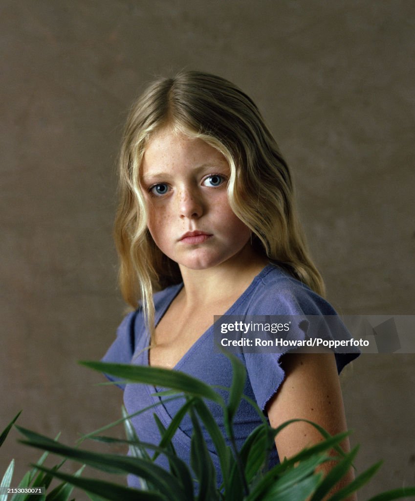 Patsy Bentley Studio portrait of English child actress and model Patsy Kensit posed ...