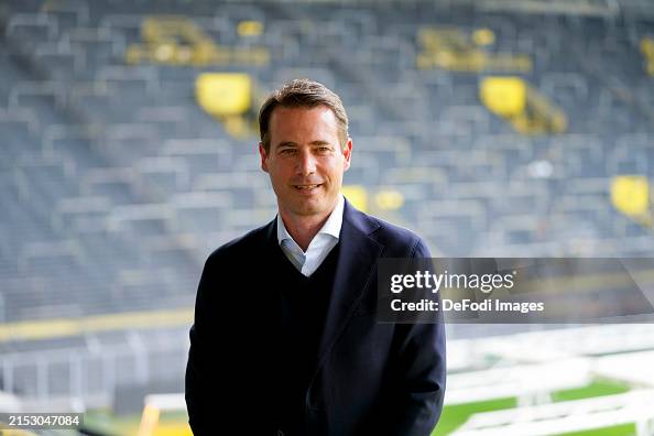 Director of sport Lars Ricken of Borussia Dortmund during the press ...