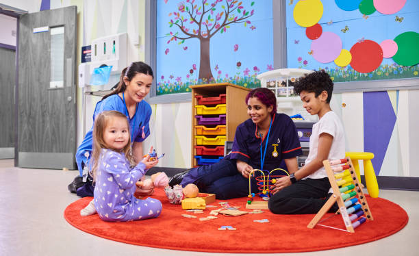 Children Learning In Hospital 1,005 The Childrens Hospital Board Stock Photos, High-Res Pictures, and ...
