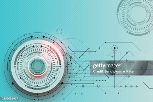 abstract technology innovation communication concept digital blue design background. - engineering-design-process-diagram stock illustrations