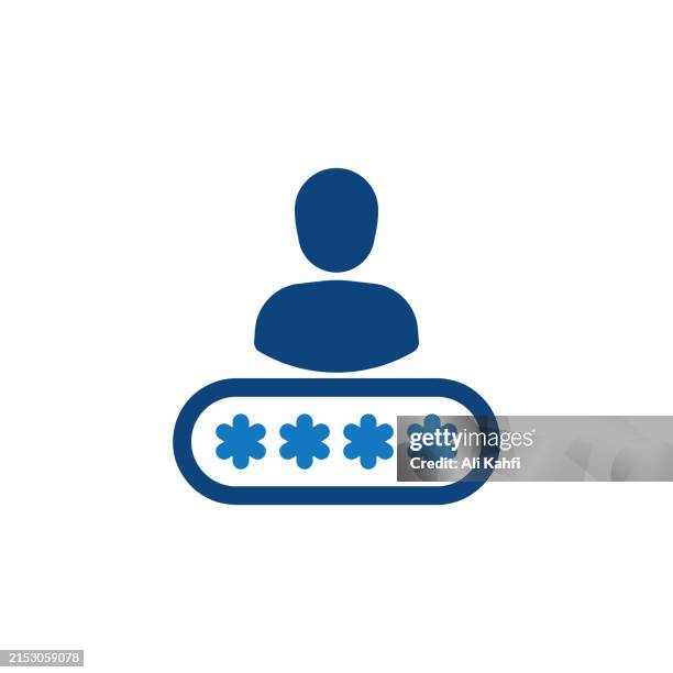 account access icon. solid icon that can be applied anywhere, simple, pixel perfect and modern style. - open banking data stock illustrations