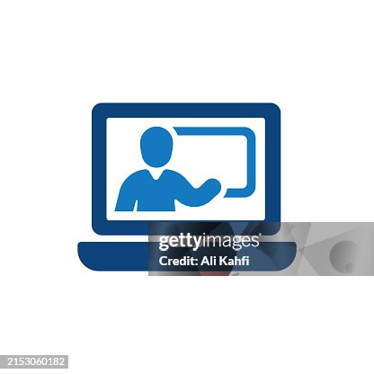 Online education training icon. Solid icon that can be applied anywhere, simple, pixel perfect and modern style Online education training icon. Solid icon that can be applied anywhere, simple, pixel perfect and modern style