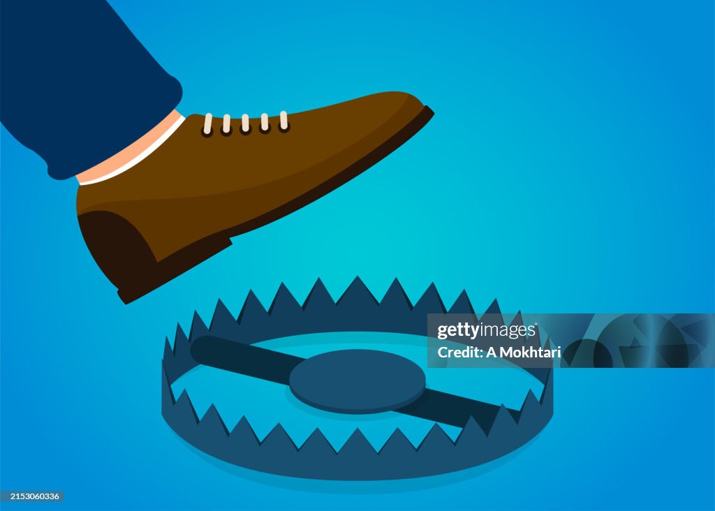Step on bear trap