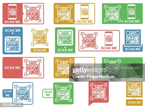 QR code vector set QR code vector set