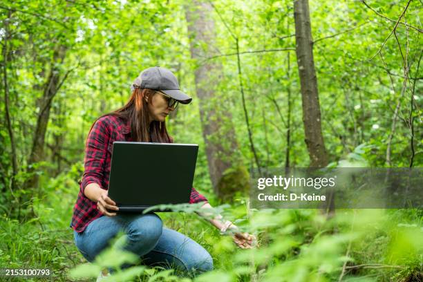 ecologist at work - sustainable development goals stock pictures, royalty-free photos & images