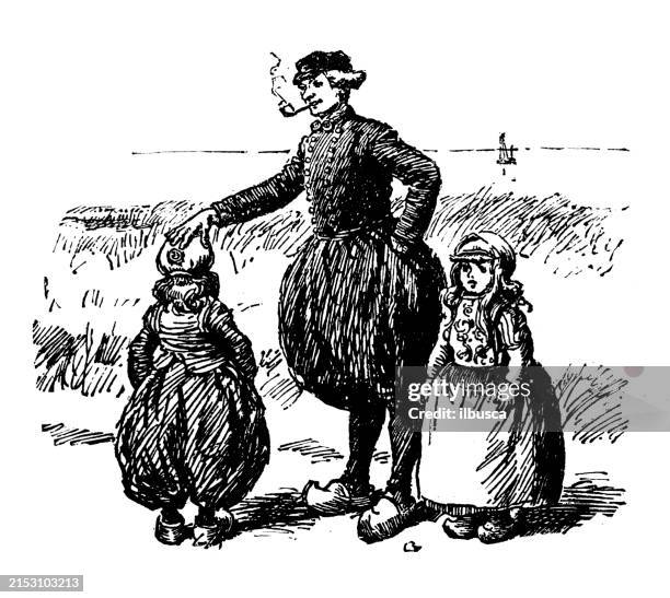 73 Traditional Dutch Girl High Res Illustrations - Getty Images
