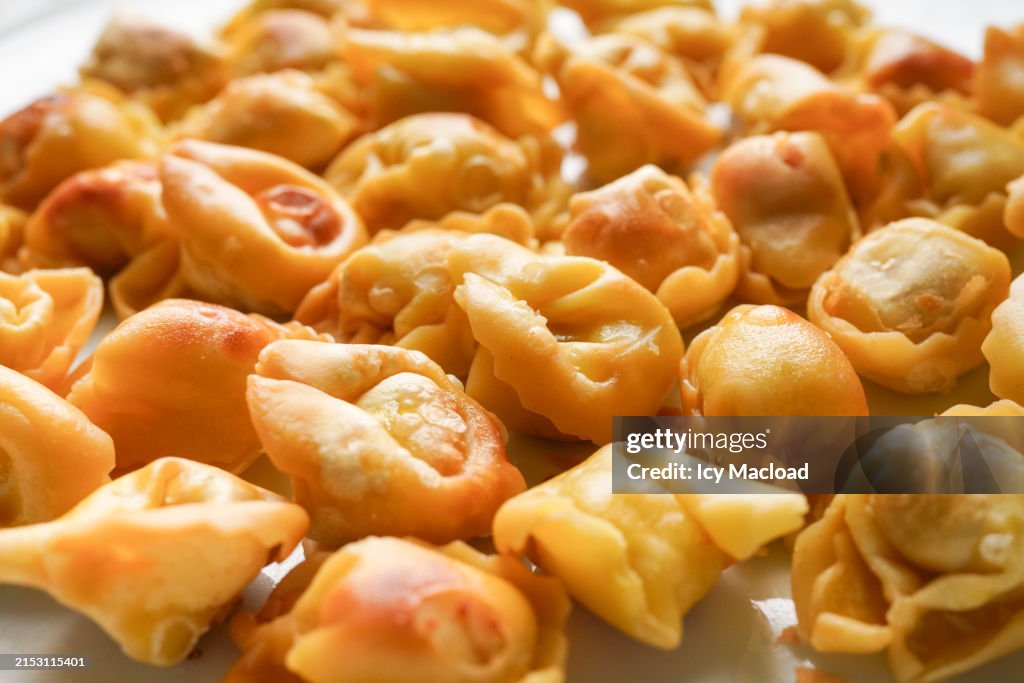 Delicious, perfectly cooked fried ravioli