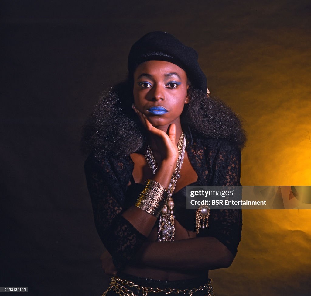 Congolese fashion model and singer Felly Kilingi of Belgian music group Technotronic...