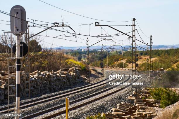 Train Rails Side View 1,683 Train Side View Nobody Stock Photos, High-Res Pictures, and ...