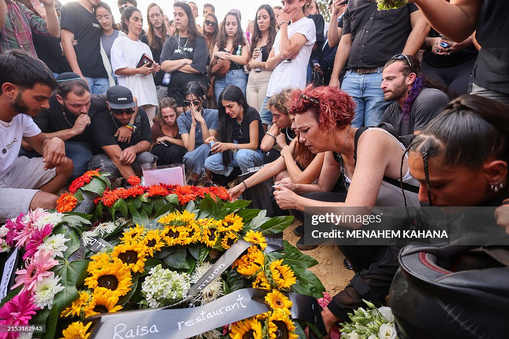 Shani Lock Mourners attend the funeral of Shani Louk, a German-Israeli who was ...