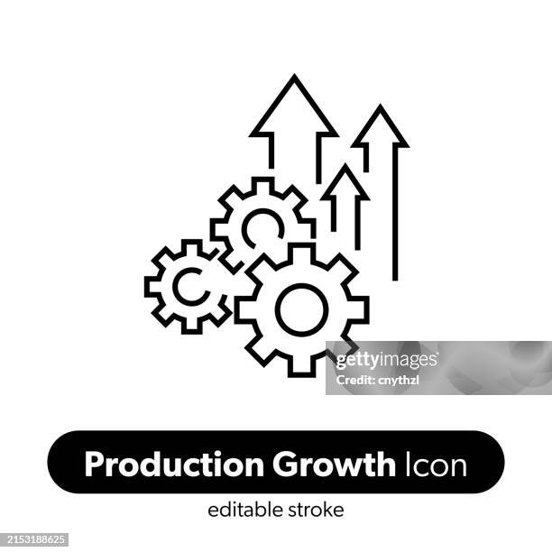 operational excellence line icon. editable stroke vector icon. - capability logo stock illustrations