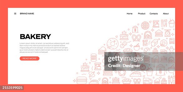 BAKERY Related Banner Design for Web Page, Headline, Brochure, Annual Report and Book Cover BAKERY Related Banner Design for Web Page, Headline, Brochure, Annual Report and Book Cover