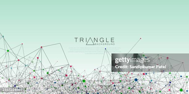 abstrakter plexushintergrund mit verbindenden punkten und linien. globale netzwerkanbindung, digitale technologie und kommunikationskonzept. - visuelle darstellung stock-grafiken, -clipart, -cartoons und -symbole