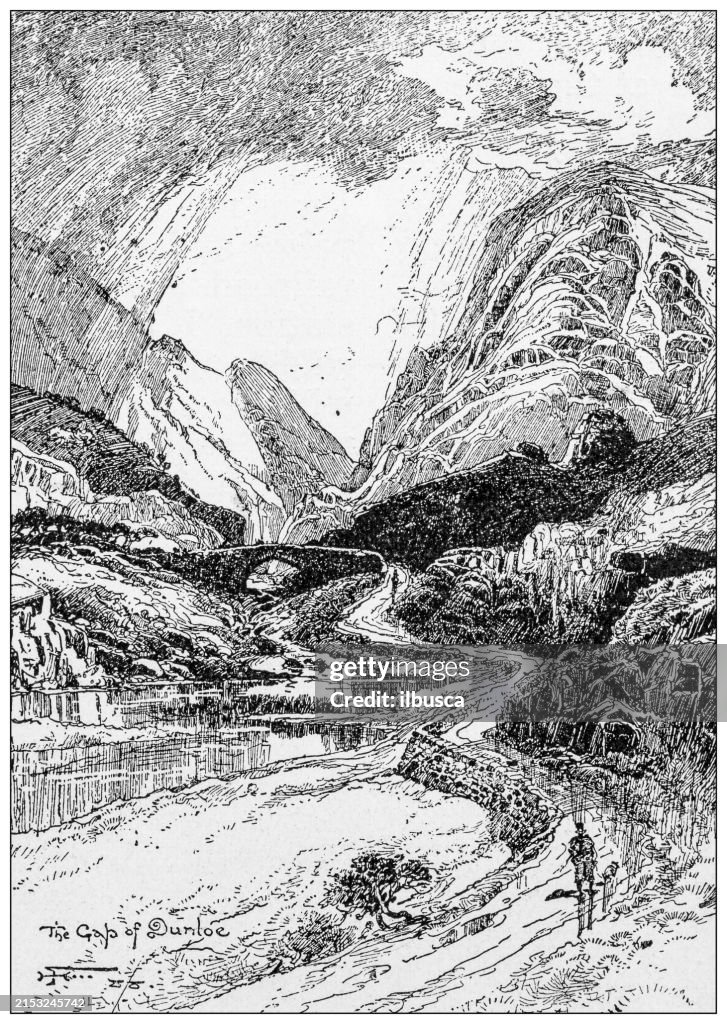 Antique image: Gap of Dunloe