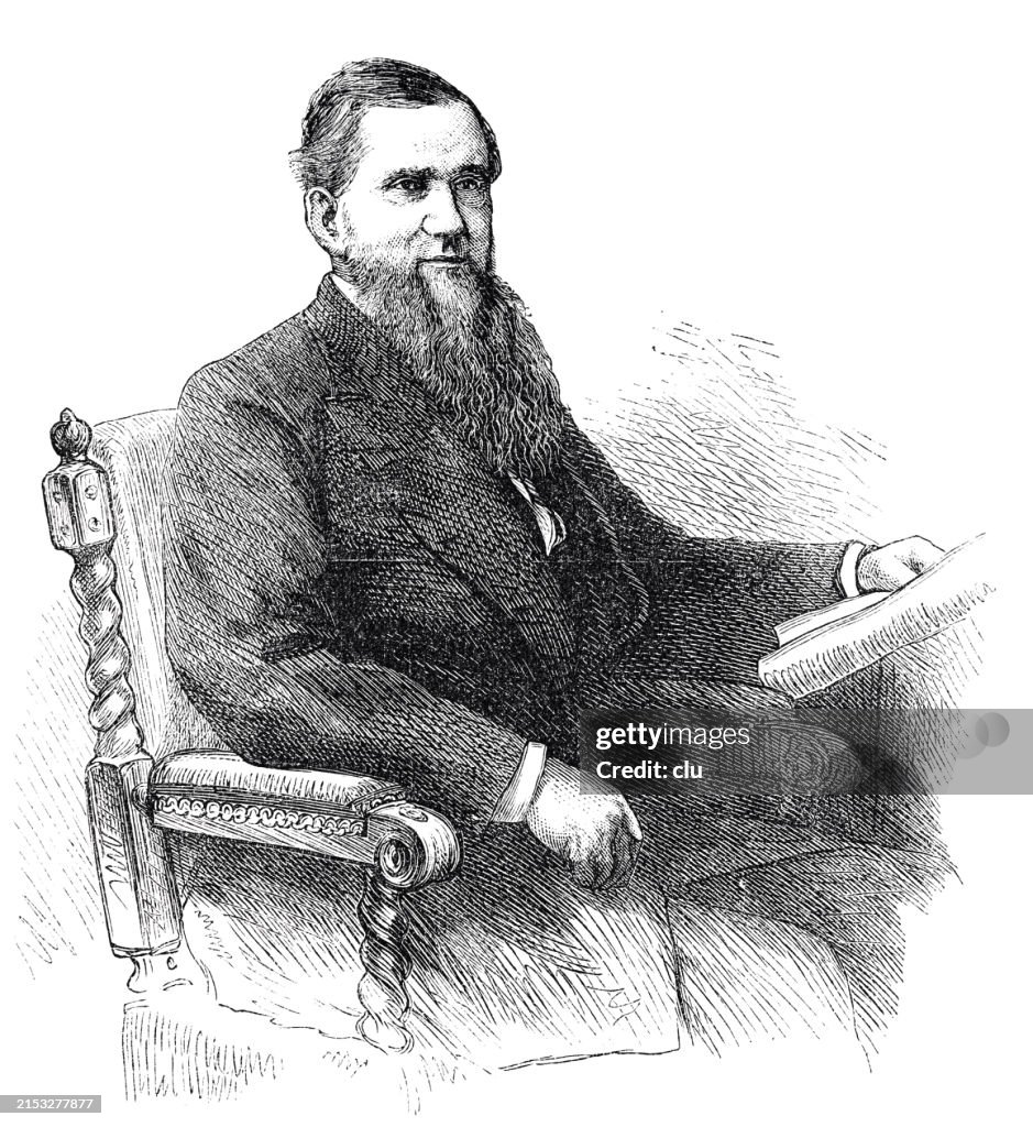 George M. Pullman, American engineer and industrialist, he designed and manufactured the Pullman sleeping car and founded a company town, Pullman, for the workers who manufactured it.